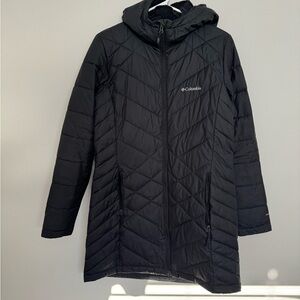 Columbia Omni-Heat Long Coat Women’s Medium Black